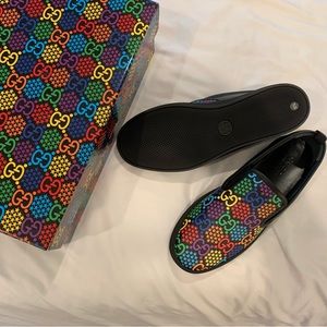 Gucci men’s psychedelic slip on sneakers NWT UK9.5=US10.5